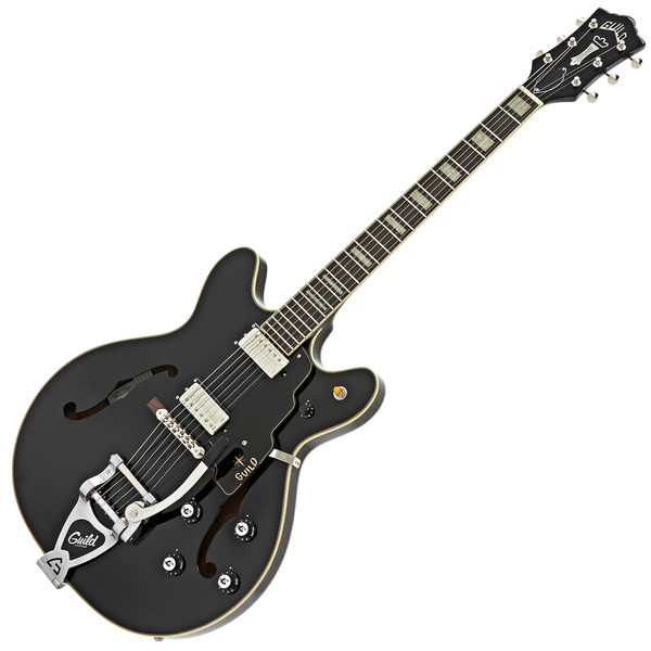 Guild Newark St Starfire V with Bigsby, Black