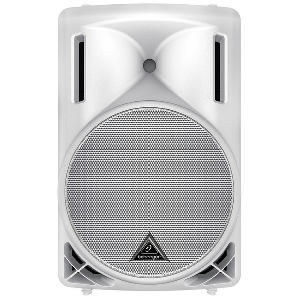 Behringer B215D-WH Eurolive Active PA Speaker, White (Front)