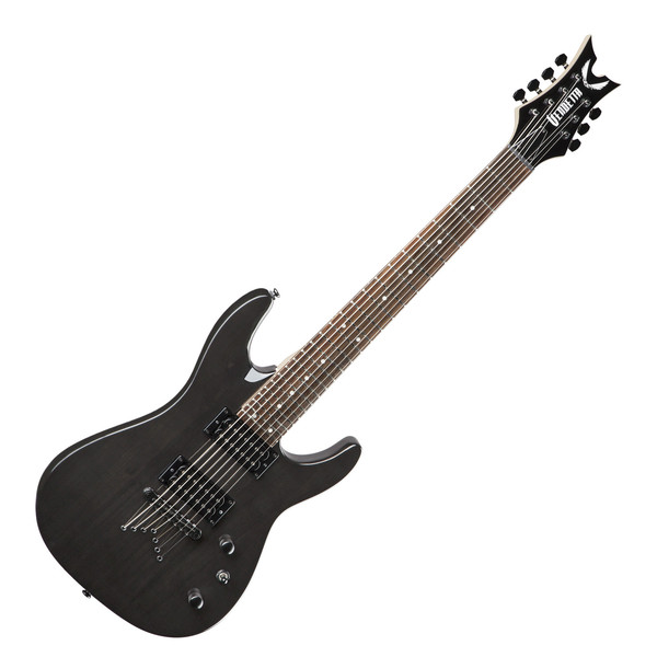 Dean Vendetta XM 7 String Electric Guitar, Trans Black