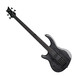 Dean Edge 4 Left Handed Bass Guitar, Trans Black