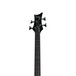 Dean Edge 4 Left Handed Bass Guitar, Trans Black