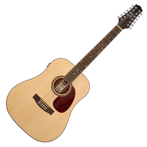 Ashton D25/12EQ 12 String Electro Acoustic Guitar, Natural Matte