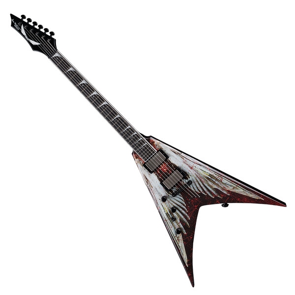 Dean V Dave Mustaine Left Handed Electric Guitar, Angel of Deth 