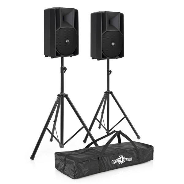 RCF Audio ART 745-A Active Speaker Bundle with FREE Stands