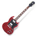 Epiphone 1966 SG G-400 Pro Electric Guitar, Cherry - main