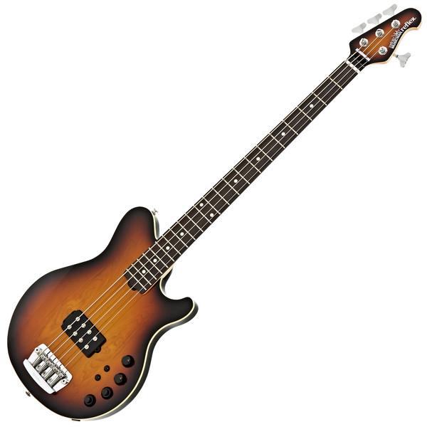 Music Man Reflex H Bass Guitar, RN, Vintage Sunburst