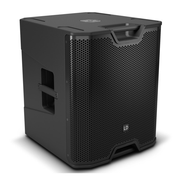 LD Systems ICOA SUB 15A 15" Active PA Subwoofer, angle