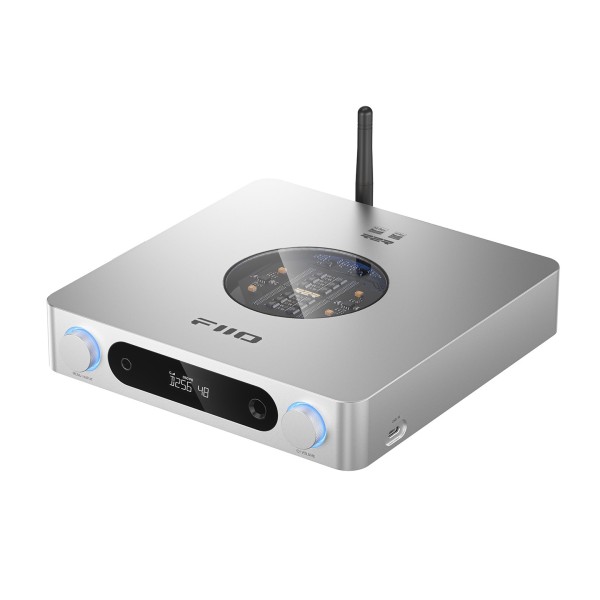 FIIO K13 Compact Desktop R2R architecture DAC and Headphone Amplifier, Silver 2 