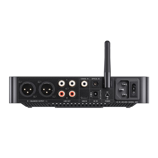 FIIO K13 Compact Desktop R2R architecture DAC and Headphone Amplifier, Black 4 