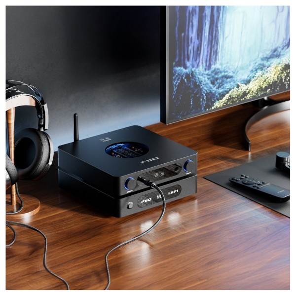 FIIO K13 Compact Desktop R2R architecture DAC and Headphone Amplifier, Black 7