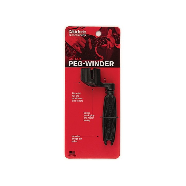 Daddario Ergonomic Bass Guitar Peg Winder