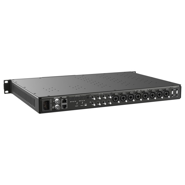 MOTU 10Pre USB/Thunderbolt Audio Interface  - Angled Rear 2