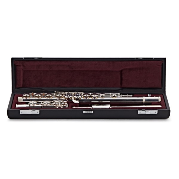 Yamaha YFL412 Intermediate Flute, Silver Body and Headjoint