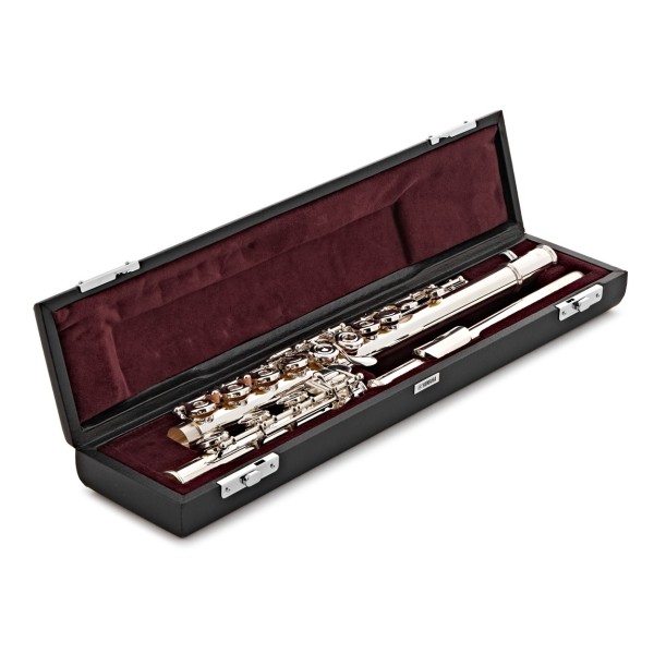 Yamaha YFL372 Student Model Flute, Silver Head, B Foot