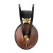 Meze 99 Classic 2nd Generation Over Ear Headphones, Walnut/Gold 3 