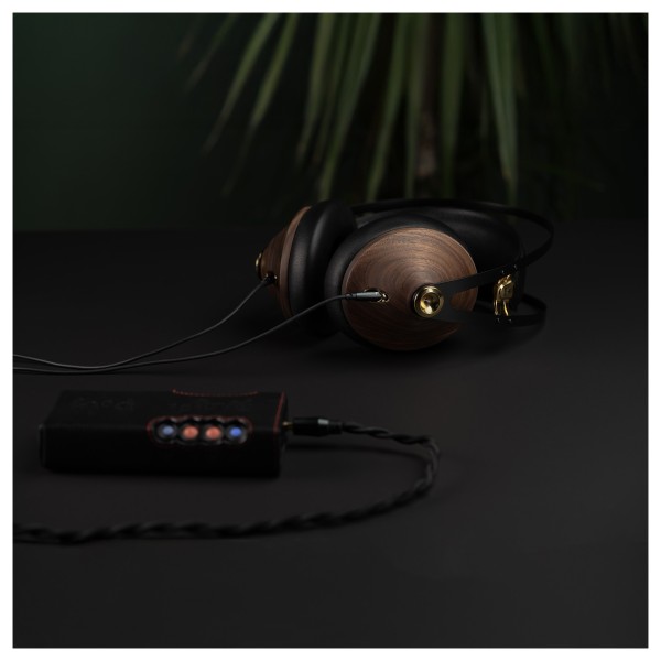 Meze 99 Classic 2nd Generation Over Ear Headphones, Walnut/Gold 9 