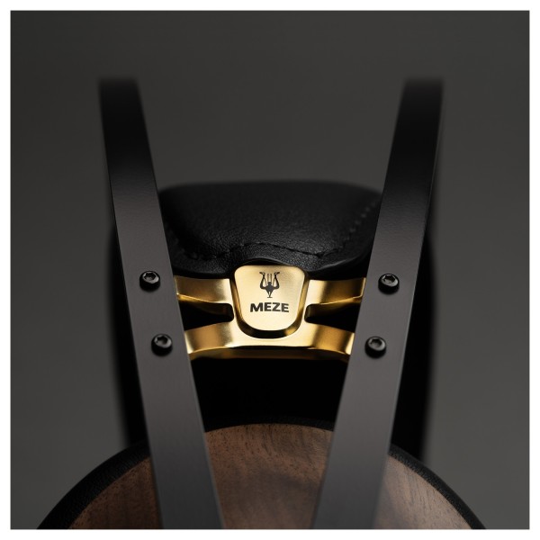 Meze 99 Classic 2nd Generation Over Ear Headphones, Walnut/Gold 18 