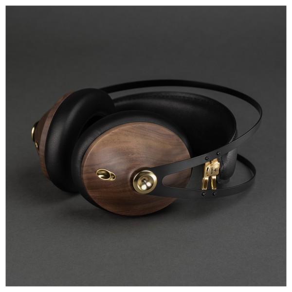Meze 99 Classic 2nd Generation Over Ear Headphones, Walnut/Gold 19