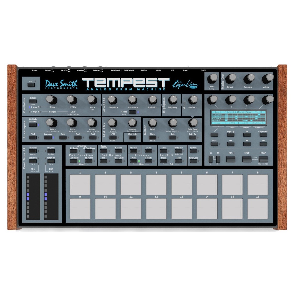 Dave Smith Instruments Tempest Analog Drum Machine at Gear4music
