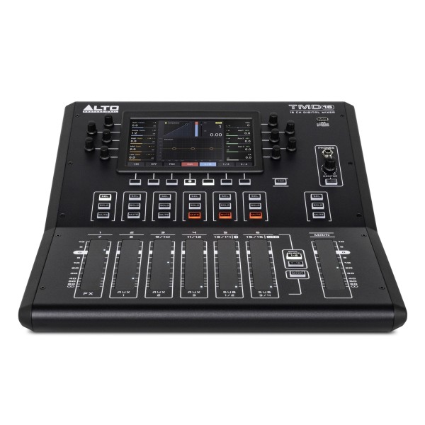 Alto Professional TMD16 Compact Digital Mixer, Front Angle