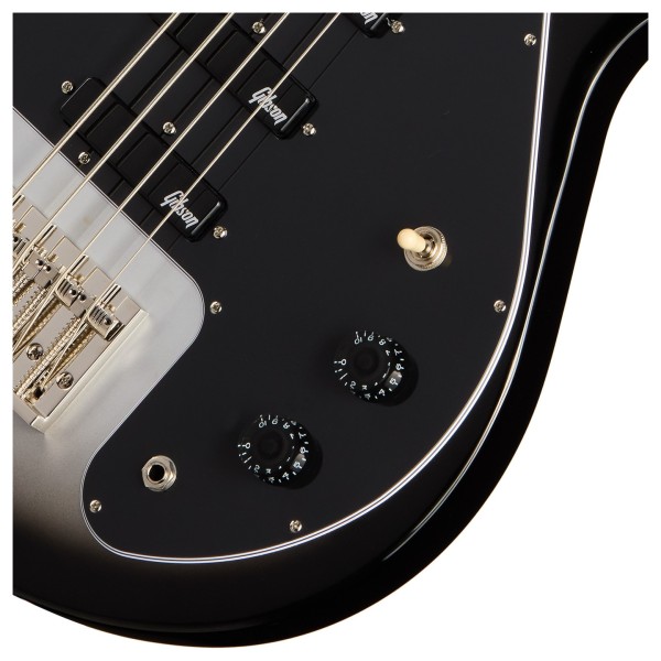 Epiphone Mike Dirnt Grabber G-3 Bass, Silverburst - controls
