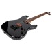 Jet JS800 Electric Guitar, Black - angled shot