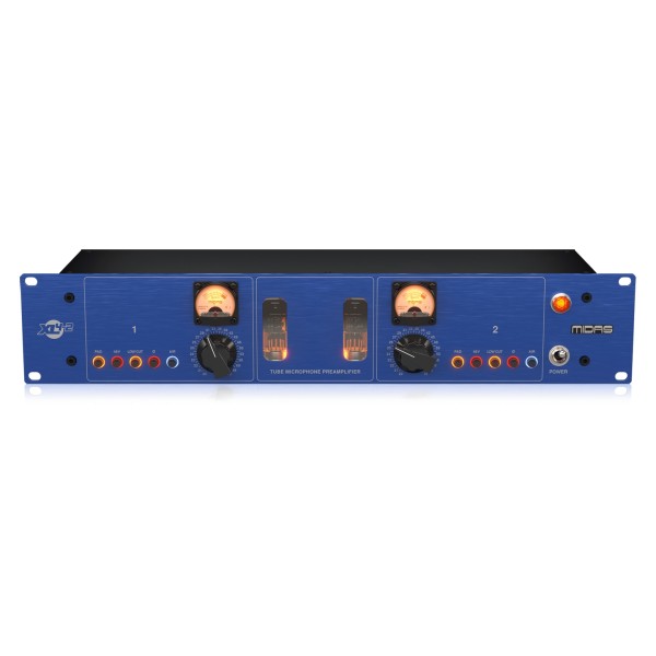 Midas XL4-2 2-Channel Vacuum Tube Microphone Pre-Amp