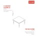 G4M Pro Stage 1m x 1m, Adjustable 40-65cm