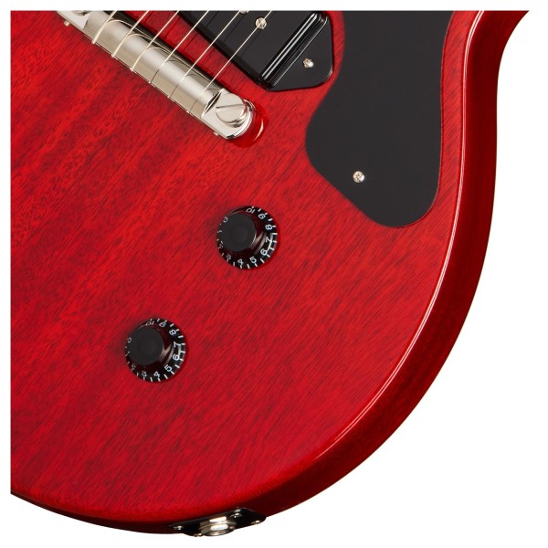 Gibson Les Paul Junior Double Cut, Vintage Cherry - controls