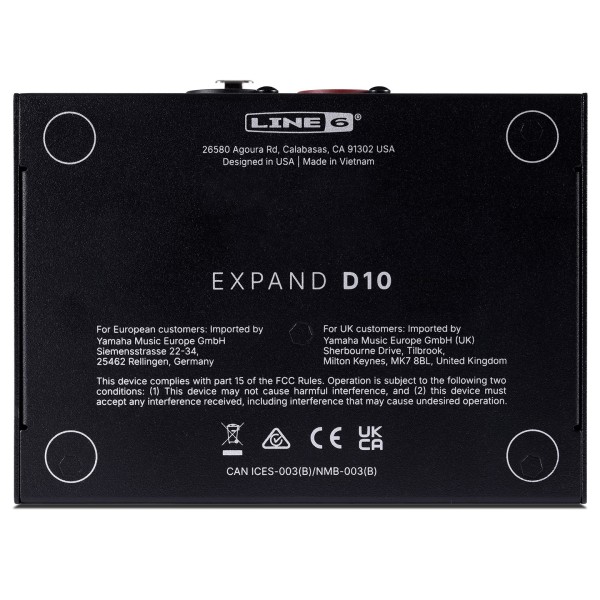 Line 6 Helix Expand D10 - underneath