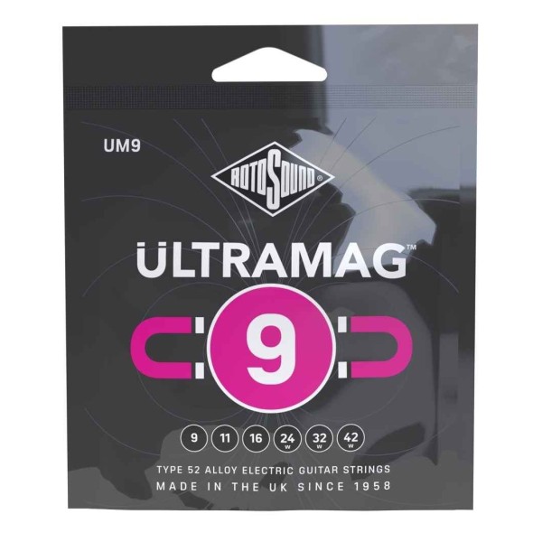 Rotosound UM9 Ultramag Type 52 Alloy Electric, 9-42 - Main