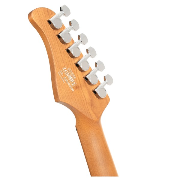 Cort G200SE, Scarlet Red - back of headstock
