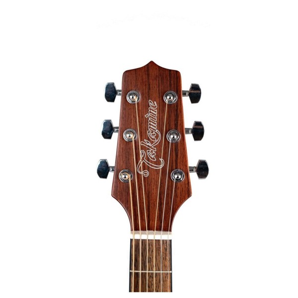 Takamine GLN11E NS NEX Electro Acoustic, Natural Satin - Headstock Front