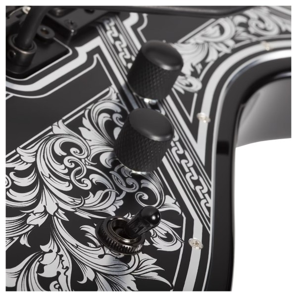 Schecter Avenger FR Przym Palladium GBLK - controls