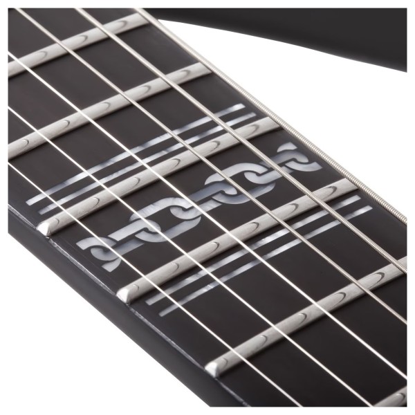 Schecter Avenger FR Przym Palladium GBLK - 12th fret