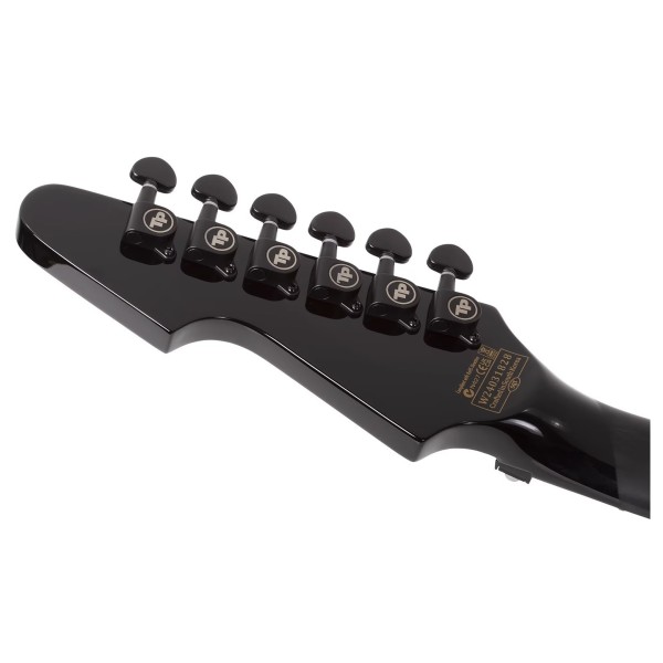 Schecter Avenger FR Przym Palladium GBLK - back of headstock