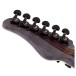 Schecter PT FR-S SLS Elite Evil Twin, Satin Black - back of headstock