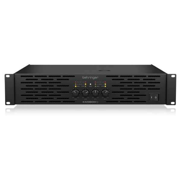 Behringer KM3600Q Power Amp with ATR Top-Front