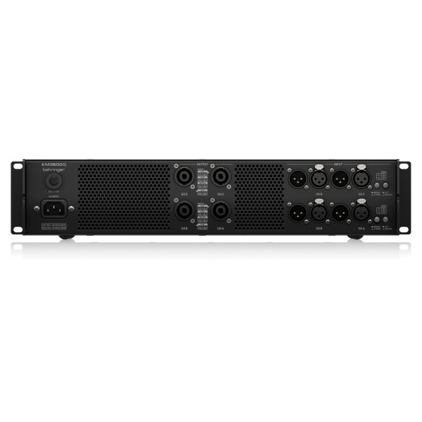 Behringer KM3600Q Power Amp with ATR Rear