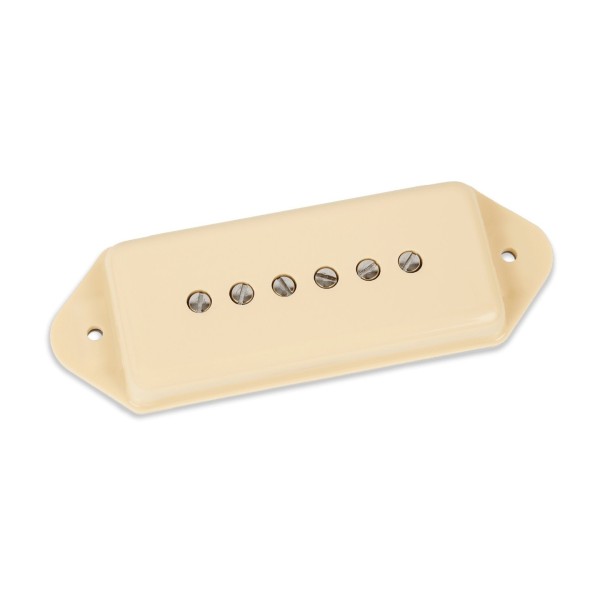 Seymour Duncan P90 Silencer Vintage Dogear Bridge, Cream - Nearly New - Angled