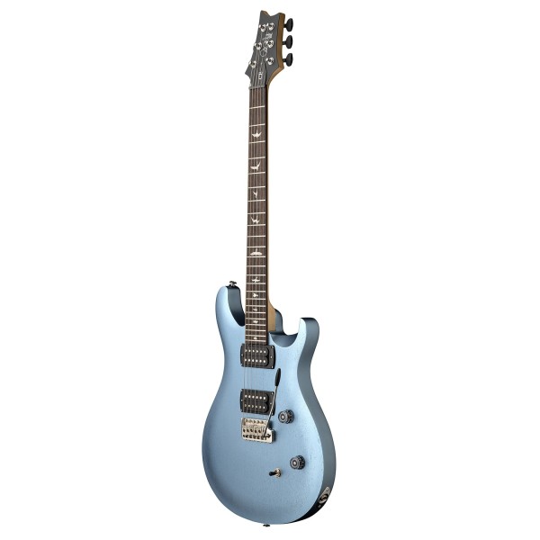 PRS SE CE24 Standard Satin, Ice Blue Metallic (2026) - side view