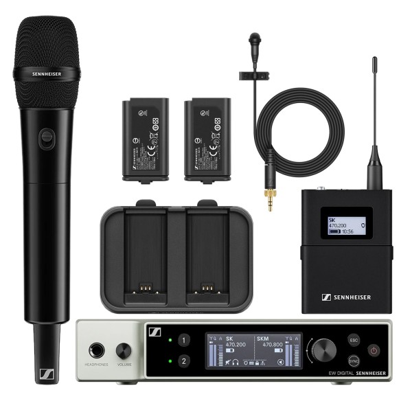 Sennheiser EW-DX Custom Dual Wireless System, S1-10 Band