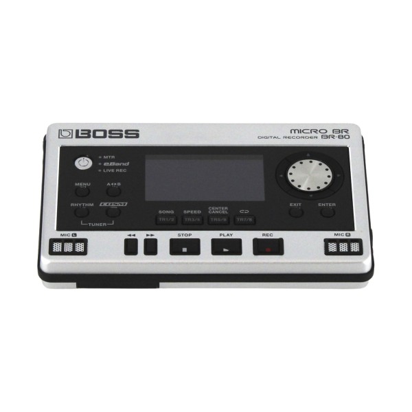 【中古/動作確認済】BOSS　MICRO BR　 BR-80　デジタルレコーダー Boss MICRO BR BR-80 8-channel Digital Recorder | Sweetwater