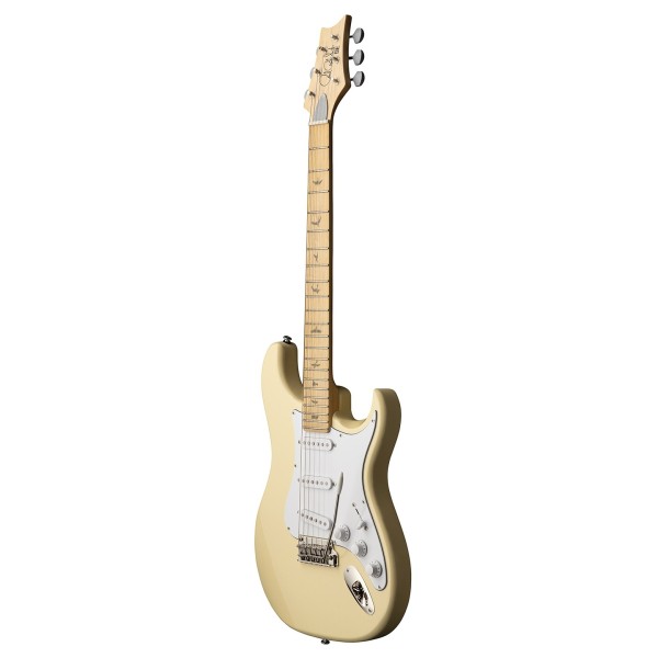 PRS SE Silver Sky MN, Moon White (2026) - side view