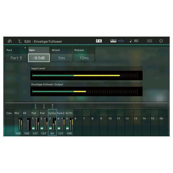 Yamaha MONTAGE 6 Synthesizer - Envelope