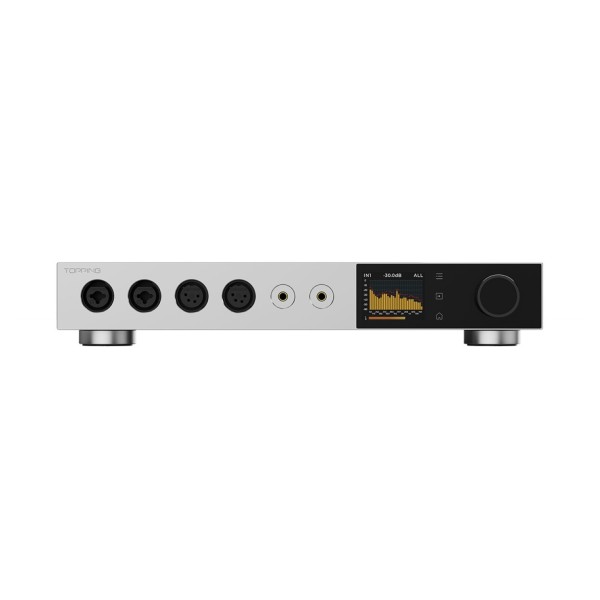 Topping A900D Desktop Headphone Amplifier, Silver 1