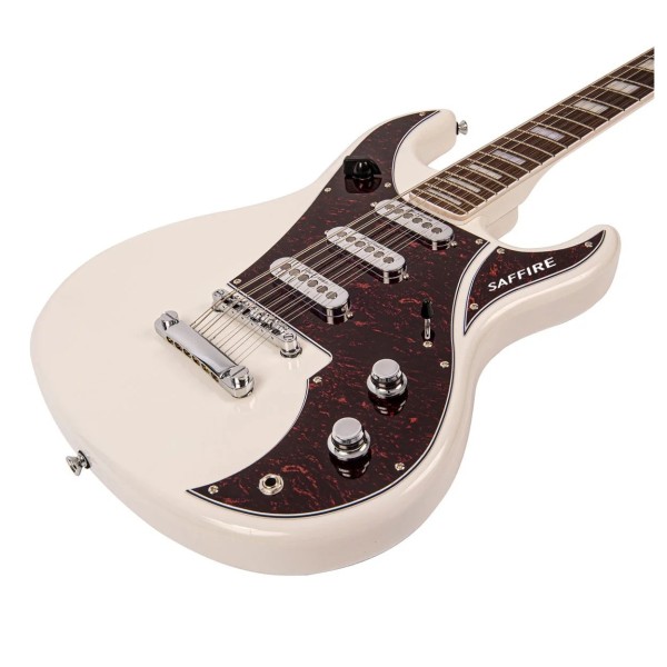 Rapier Saffire 12-String, Vintage White - Nearly New - Body Detail