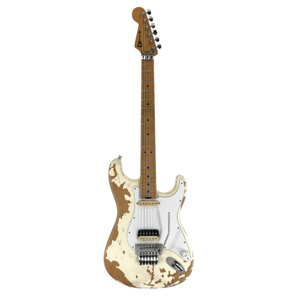 Charvel Henrik Danhage Ltd Ed Signature Pro-Mod So-Cal, White Relic
