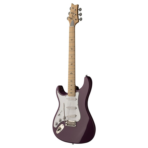 PRS SE Silver Sky Left Handed MN, Summit Purple (2026) - side view