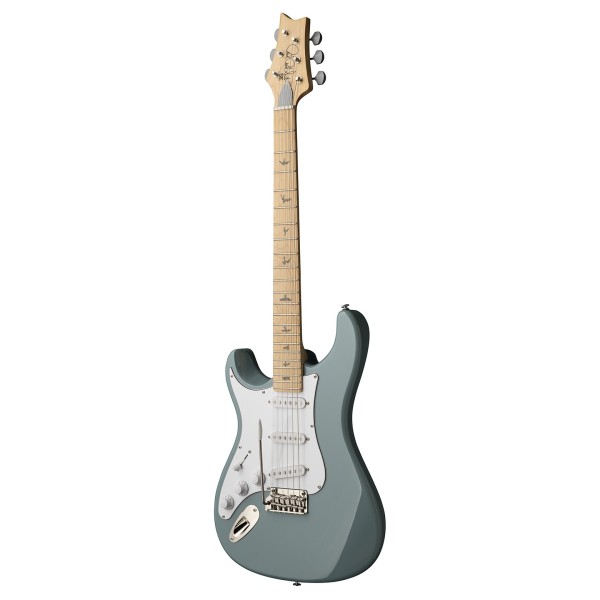 PRS SE Silver Sky Left Handed, Stone Blue (2026) - side view